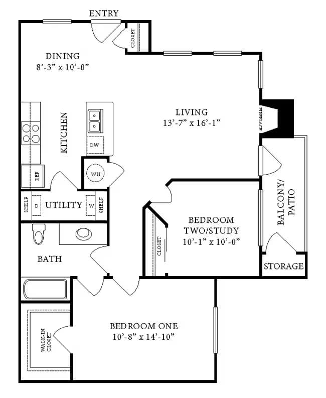 Unit 2005 2001 floor plan