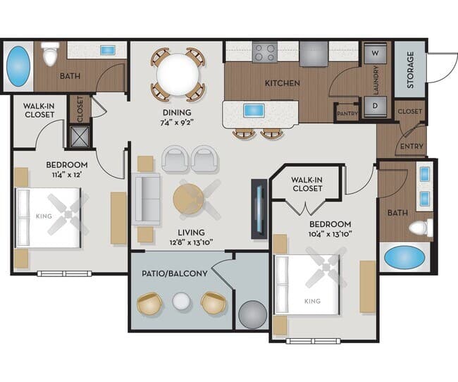 Unit 1131 1131 floor plan