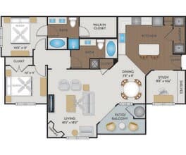 Travis 921 floor plan