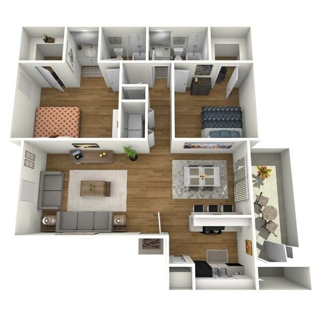 B2 1103 floor plan