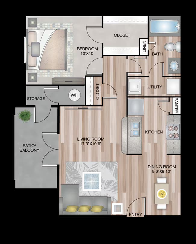 Unit 0734 0734 floor plan