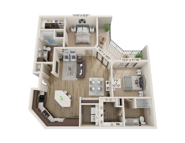 Unit 3103 3404 floor plan