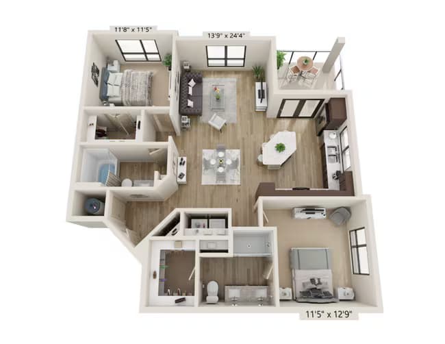 Unit 3113 3113 floor plan