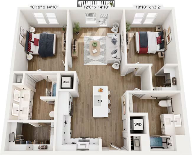 Unit 07105 07105 floor plan