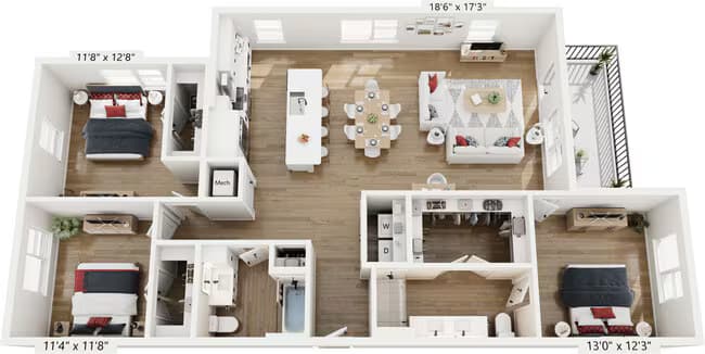 Unit 06211 06211 floor plan