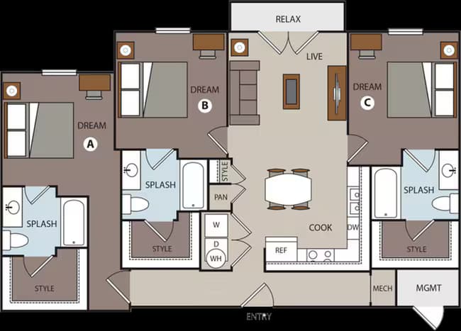 Unit Private Private floor plan