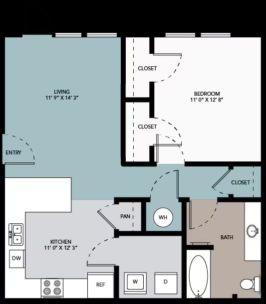 Unit 715 412 floor plan
