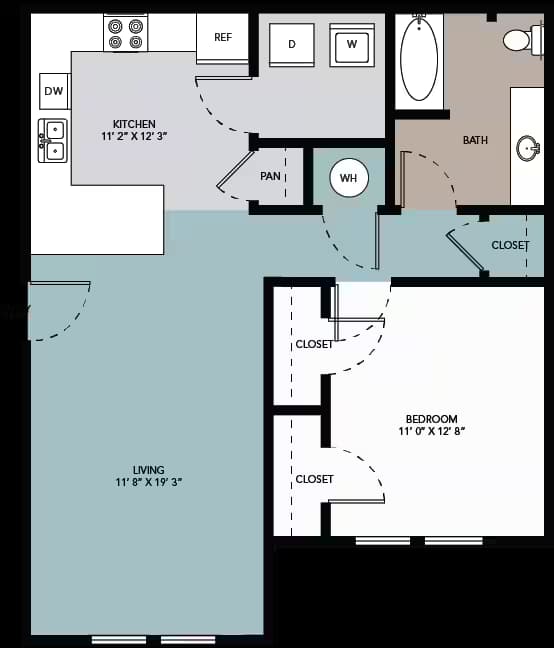 Unit 1135 1315 floor plan