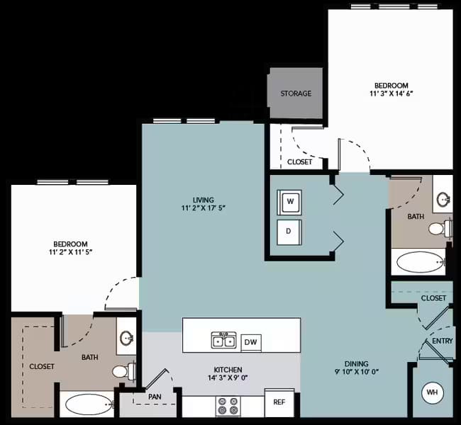 Unit 923 923 floor plan