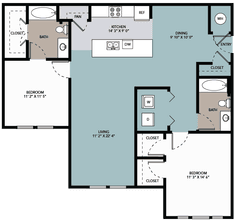 2B 238 floor plan