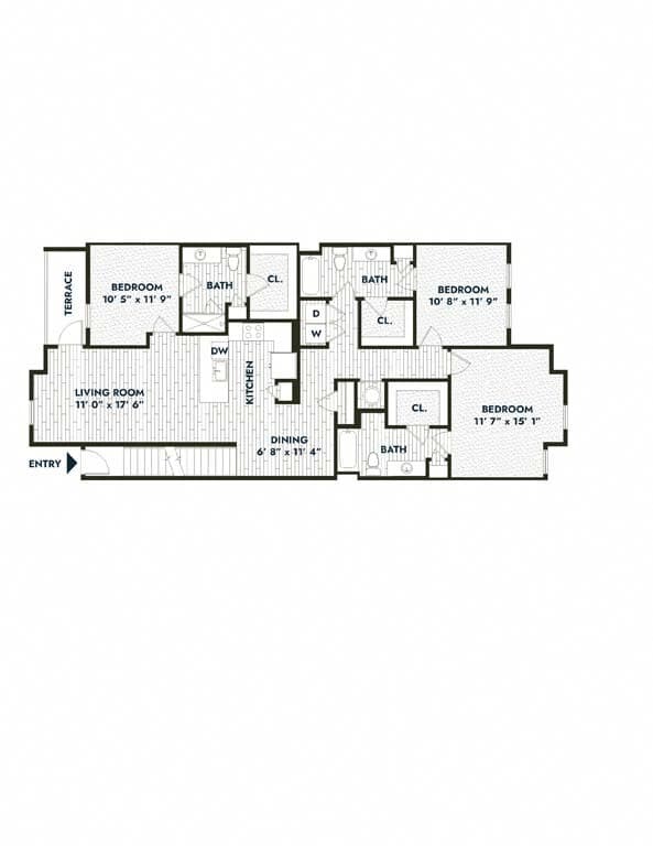 Unit 11207 11207 floor plan