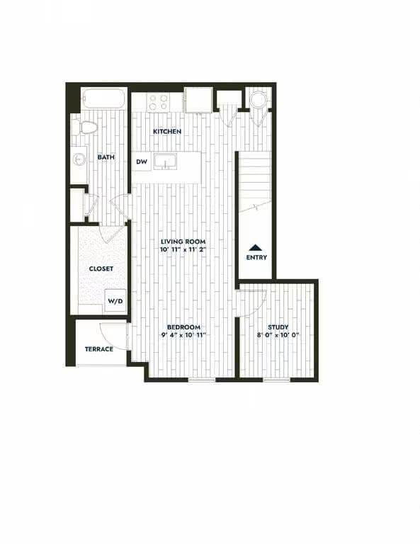 Unit 13305 11304 floor plan