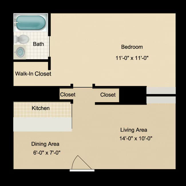 Unit 219 219 floor plan