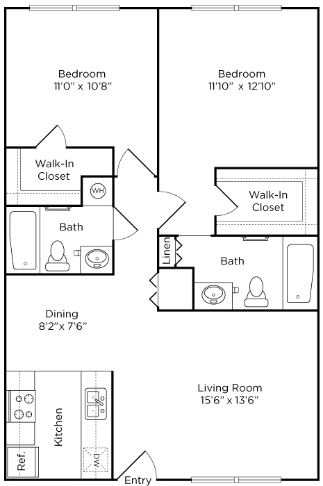 Unit 0205AE 0205AE floor plan