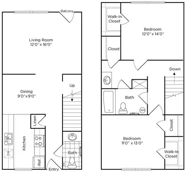 Unit 0217AE 0217AE floor plan