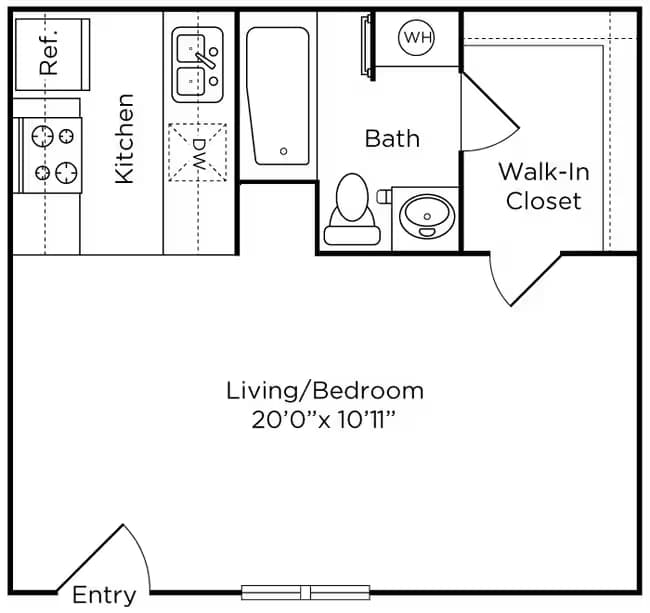 Unit 0240BE 0240BE floor plan