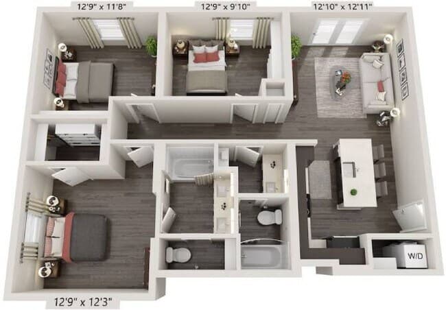 Unit 5101 5101 floor plan