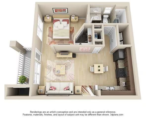 Unit 11-301 01-201 floor plan