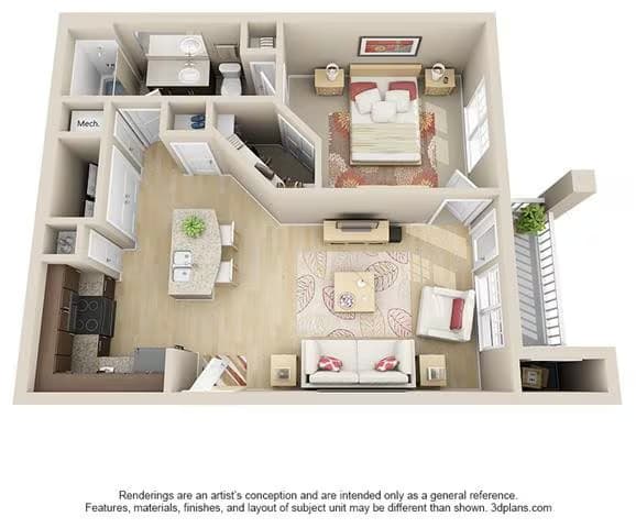 Unit 14-207 14-207 floor plan