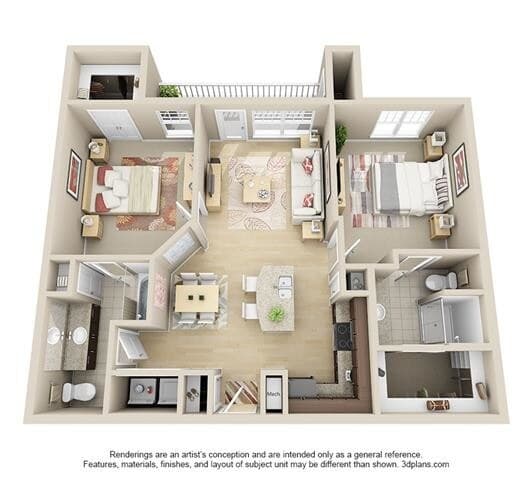 B2 01-308 floor plan