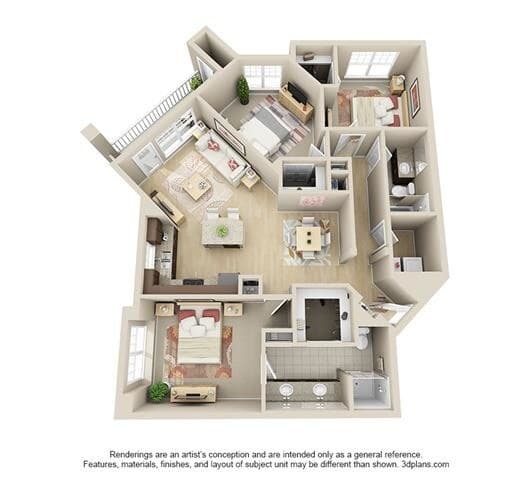 C1 10-302 floor plan