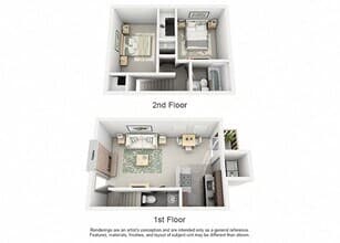 B2 - Townhome W-4301 floor plan