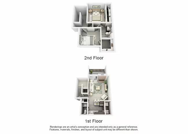 B3 - Townhome R-1103 floor plan