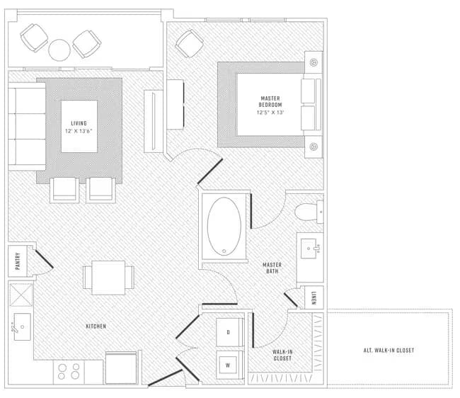 Unit 6105 6105 floor plan