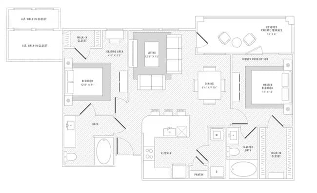 Unit 4302 12302 floor plan