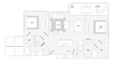 B2 2307 floor plan