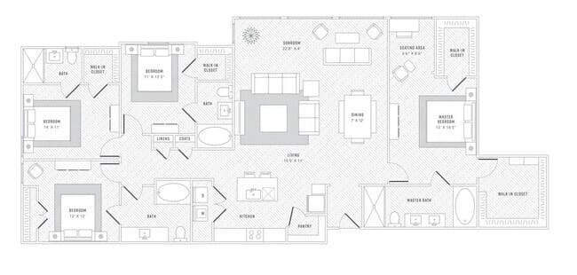 Unit 1301 3401 floor plan