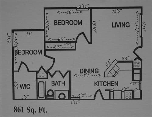 Unit 38A 38A floor plan