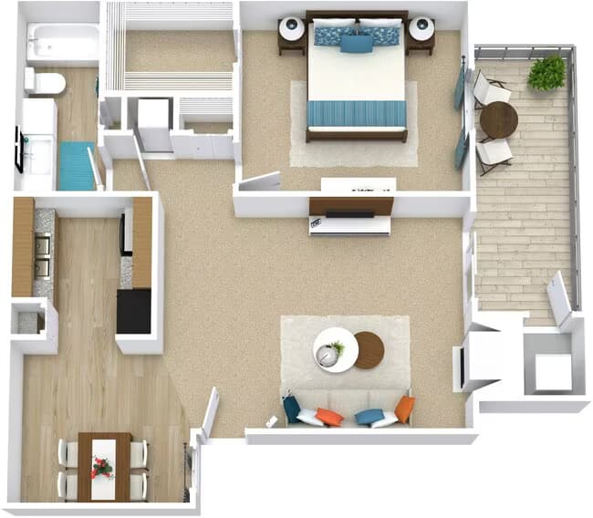 Unit 01-0203 01-0103 floor plan