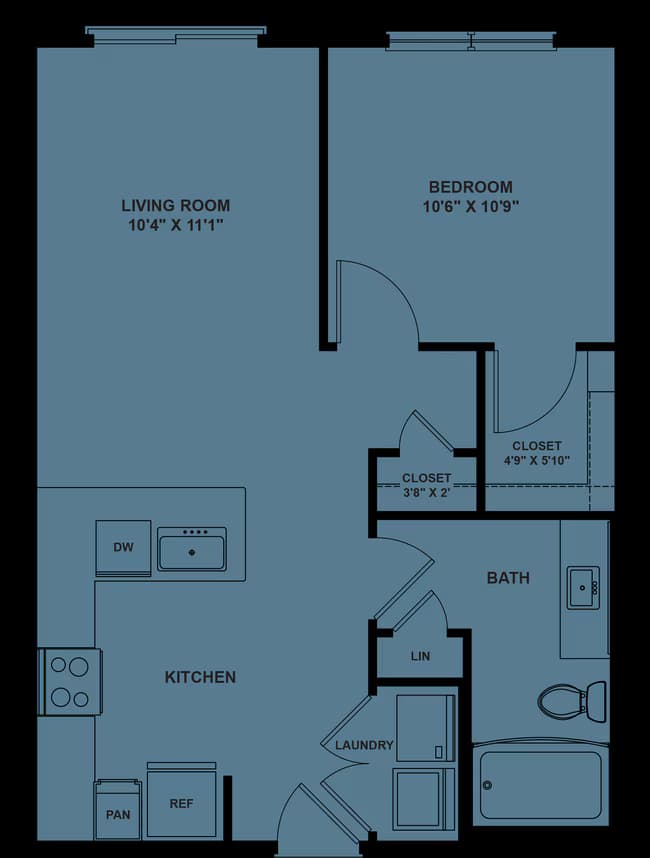 Unit 3417 3219 floor plan