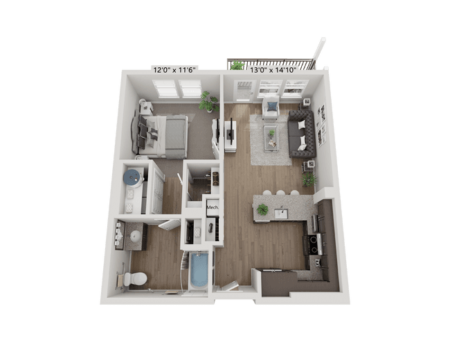 Unit 6205 6205 floor plan
