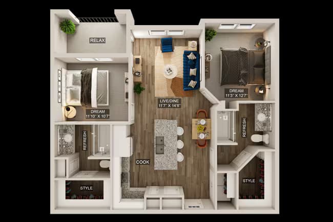 Unit 3204 3220 floor plan