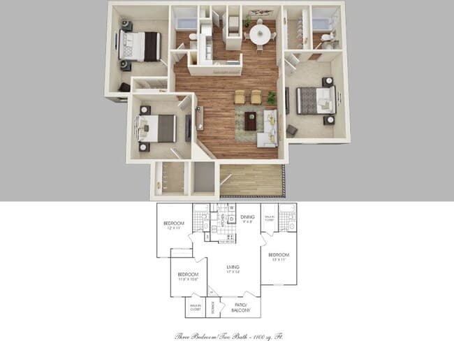 Unit 108 201 floor plan