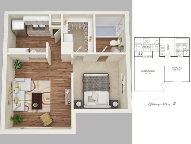 Unit 1408 1401 floor plan