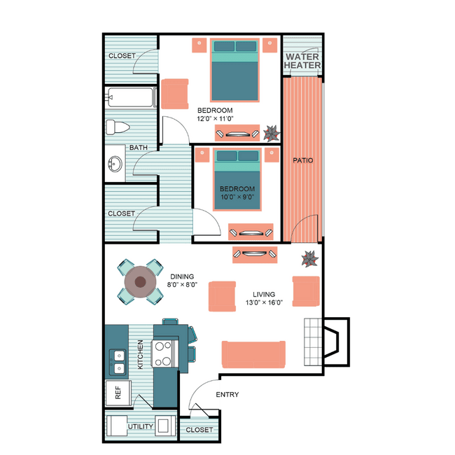 Unit 1113 1113 floor plan