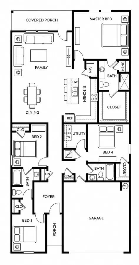 Poplar 240RN floor plan