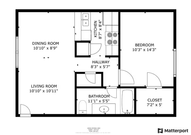 Unit 327 327 floor plan