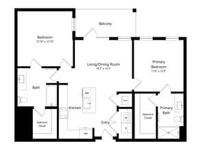 Unit 0-105 0-105 floor plan