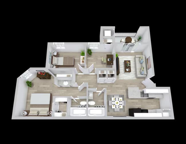 B2 521 floor plan