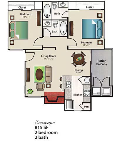 B2 Affordable 1322 floor plan