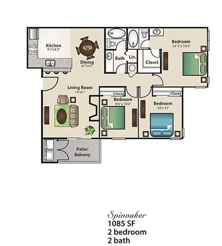 Unit 1122 2214 floor plan