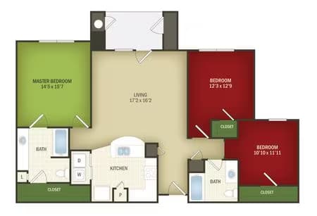 Unit 12203 10103 floor plan