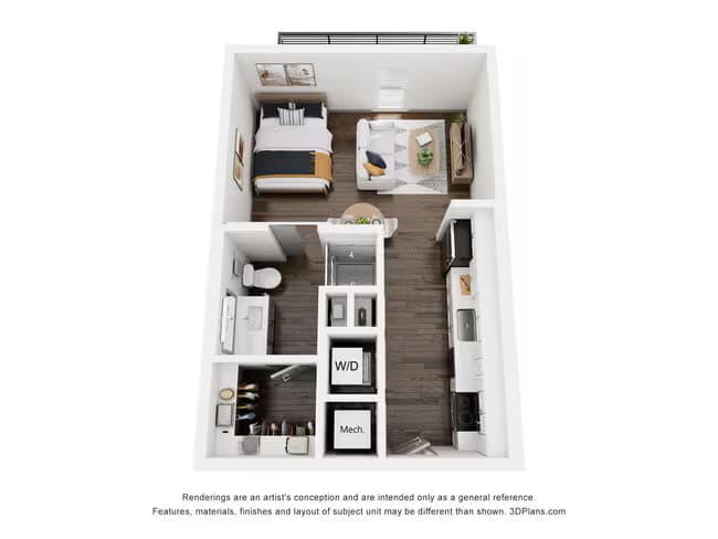 Unit 1410 1210 floor plan