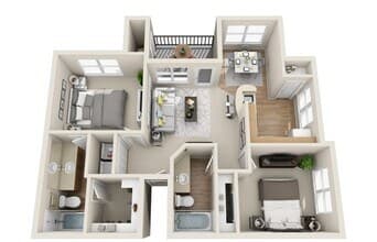 B2 floor plan