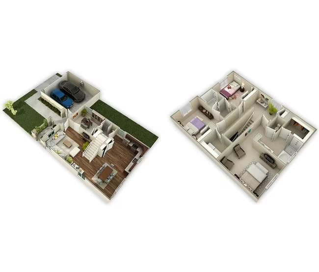 Juniper 8615K floor plan