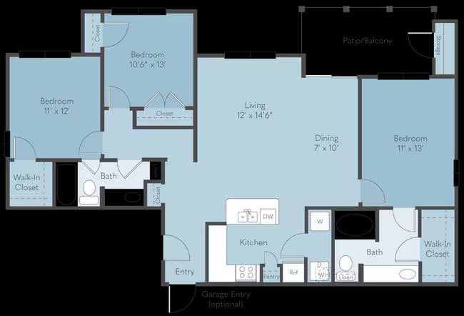 Unit 812 827 floor plan